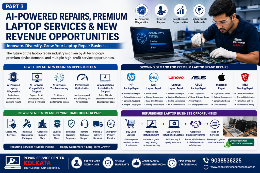 AI Will Create New Business Opportunities for Laptop Repair Service Providers